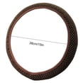 thumbnail image 2 of Car Steering Wheel Cover, Universal 14.5"-15",Universal Car Accessory for Diverse Cars, Car Steering Wheel Cover with Anti-Slip Lining, Full Protection, Easy Installation, 2 of 5