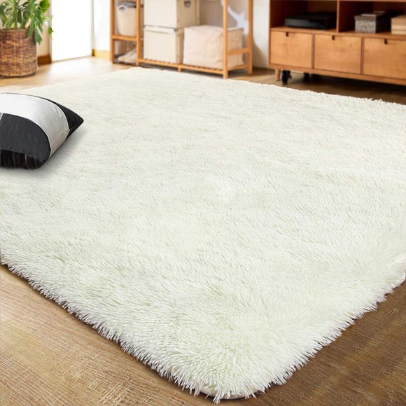 Alfombra LOCHAS ultrasuave y esponjosa para sala de estar de 1.77 pulgadas de grosor