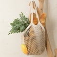 thumbnail image 4 of Portable Reusable Washable Cotton Mesh Bags woven Grocery Bags for Fruits and Vegetables Foldable Mesh Bag for Supermarket, 4 of 10