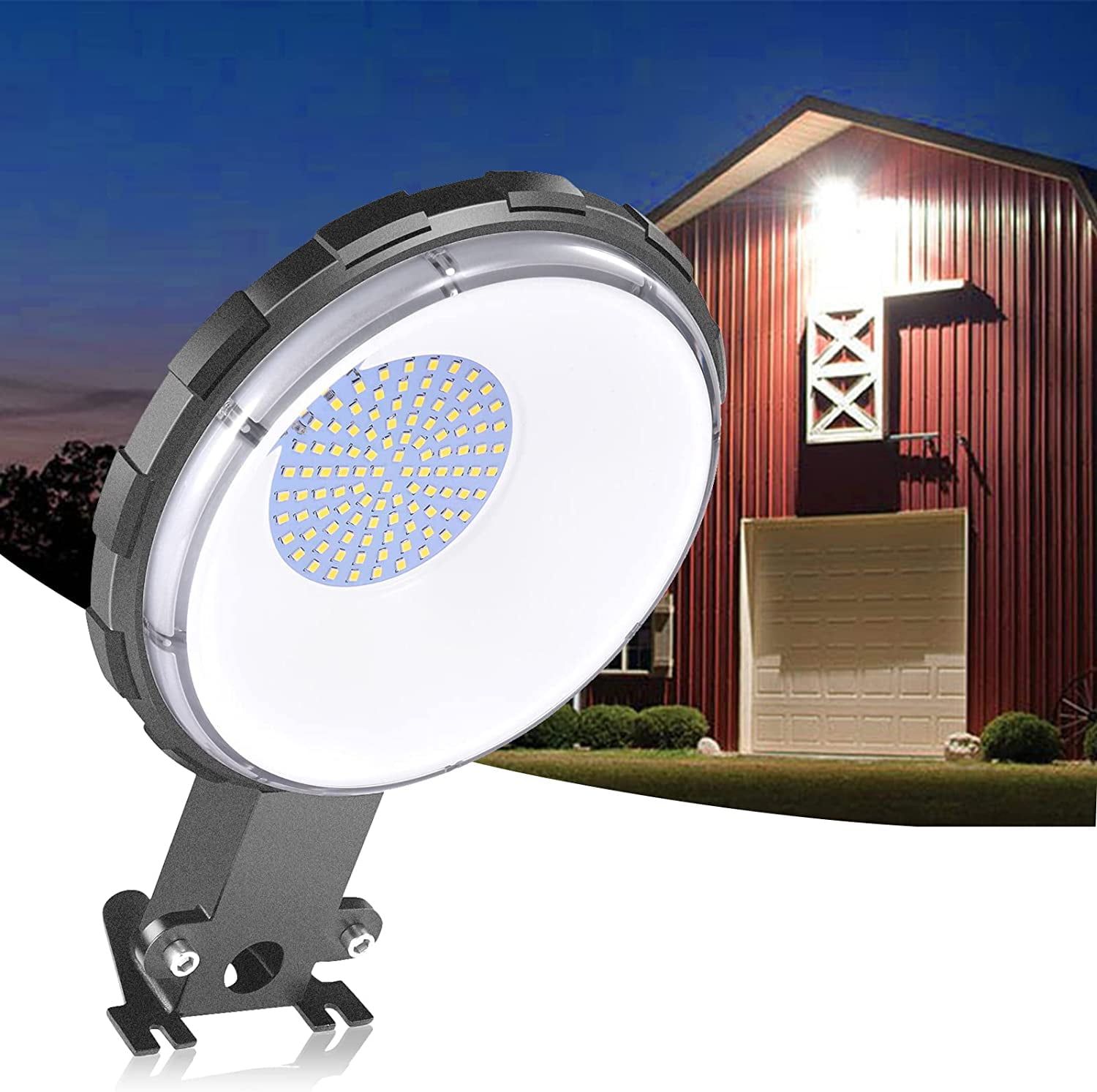 LED Barn Light 100W, Dusk to Dawn Outdoor Lighting with Photocell,5000K