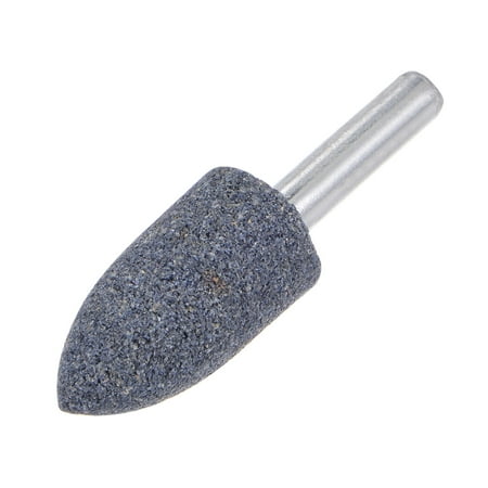 

15 Pack Abrasive Mounted Stone 1/4 Shank 0.63 Dia Conical Corundum Grinding Head for Rotary Tool