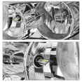 thumbnail image 4 of M-AUTO Headlights Assembly W/ 2 Pairs Pre-Assembled LED Bulbs for 07-14 Chevy Tahoe Suburban 1500 / 07-13 Avalanche Suburban 2500 Pickup, 4 of 11