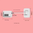 thumbnail image 4 of 5X Cerradura para Refrigerador Cerradura de CombinacióN de 4 DíGitos para Refrigeradores, Congeladores y Gabinetes, InstalacióN Sin Taladros, Segura para NiñOs y Mascotas, 4 of 7