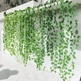 thumbnail image 4 of SEARCHI Fake Hanging Plants for Wall Home Décor,  Green Plant  Vines Greenery  Artificial, 4 of 6