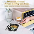 thumbnail image 6 of Sunflower Pot Holders for Kitchen Heatproof Potholder, 5 Pack Black White Check Farmhouse Bee Vase Floral Hot Pads Multipurpose Oven Pads Cloth Potholders Trivet for Cooking Baking, 6 of 8