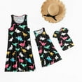 thumbnail image 2 of Mom Daughter Matching Outfits Sleeveless Dinosaur Family Mommy And Me Dress, 2 of 7