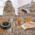 thumbnail image 4 of MJIAexp 2' x 10' Boho Floral Kitchen Runner Rug Machine Washable Runner Rug Non-Slip Hallway Runner Laundry Rug Throw Carpet for Living Room Bedroom Dining Room Entryway Kitchen Brown, 4 of 8