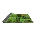 thumbnail image 2 of Ahgly Company Indoor Square Patchwork Green Transitional Area Rugs, 7' Square, 2 of 4