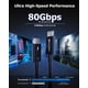 thumbnail image 4 of Cable Thunderbolt 5 Matters, certificado Intel, 0,3 m, negro, 4 of 6