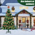 thumbnail image 4 of Fogcroll 5ft Artificial Christmas Tree, Imitation Pine Needle Christmas Tree, Simulated Pine Needle Xmas Tree, Winter Party Decoration with Detachable Metal Base DIY Christmas Tree Decor, 4 of 13