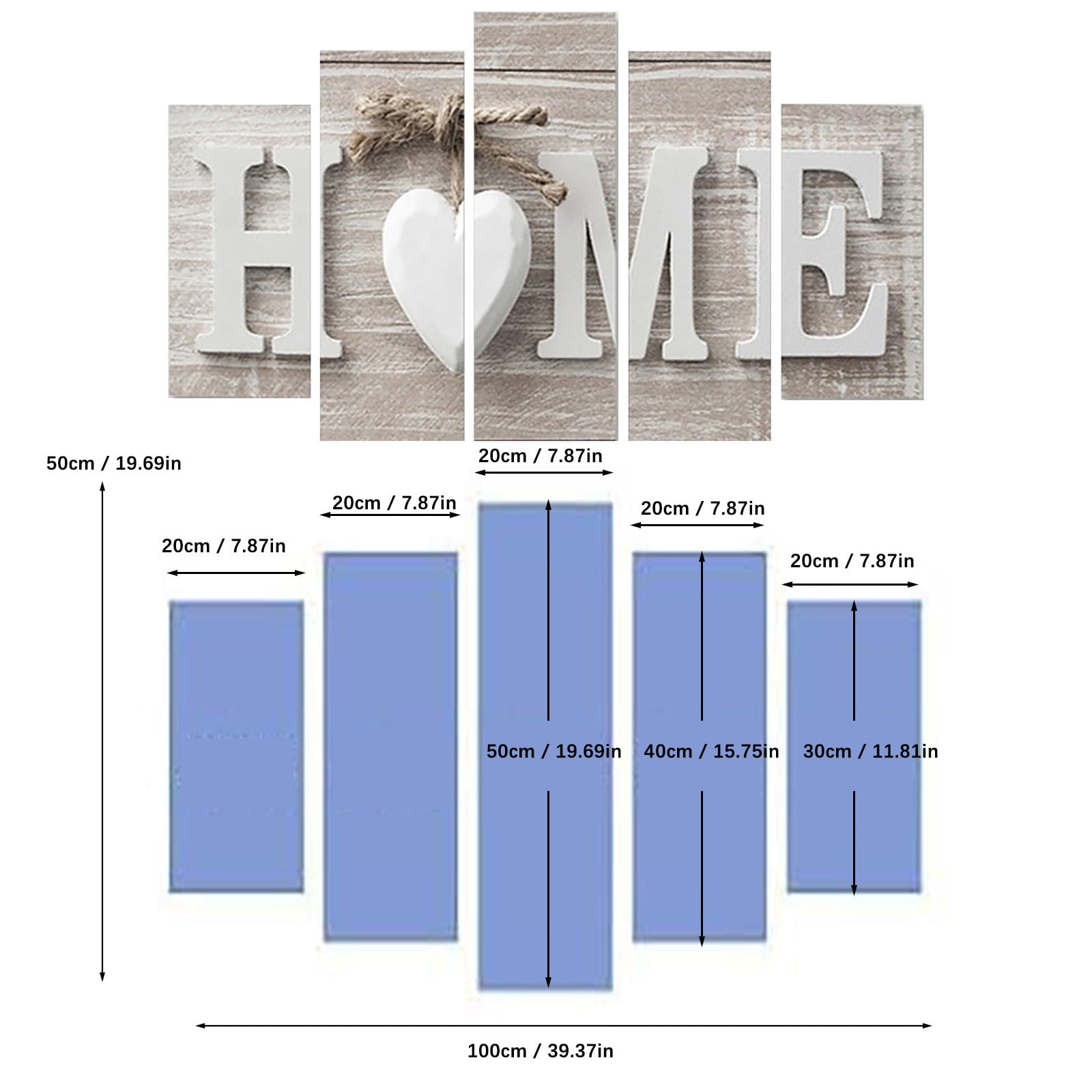 Clearance! Yiteos 5 Pcs Wall Art for Living Room Home Decorations for Living Room Wall Decor Pictures for Living Room Pictures for Bedroom Wall Decorations Canvas Wall Art for Living Room Home Wall