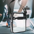 thumbnail image 5 of LHWEN Clear Festival Crossbody Bag PVC Purse with Front Pocket Adjustable Strap Stadium Approved Transparent Sports Bag for Concerts Travel and Events, 5 of 9