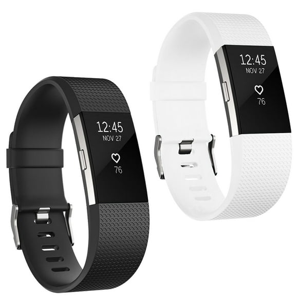 Classic Fitbit Charge 2 Bands, Premium Soft Adjustable Sports Replacement for Men Women, Eco-Friendly Waterproof Material Ensures Comfort During Exercise Sweat Sleep
