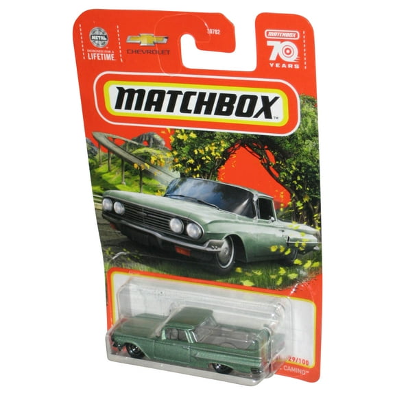 Matchbox 1960 Chevy El Camino (2022) Mattel Green Toy Car 29/100