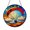 Acrylic 3.5 Inch, variant on Decorative Parachute Stained Glass Sun Catcher, Sky Theme Window Hanging Art, Soft Color Light Accent for Home