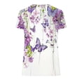thumbnail image 4 of Plus Size Tops for Women Lace Long Sleeve Round Neck Casual Loose Blouses T Shirts(1X-5X), 4 of 5