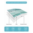 thumbnail image 4 of Twin Quilt Bedding Set, Teal Coastal Beach Reversible Summer Quilt 3 Pieces, Nautical Starfish Coral Vintage Wooden Lightweight Bedspreads Coverlets with 2 Pillow Shams for All Seasons, 4 of 5