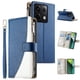 thumbnail image 4 of Funda cartera GANGXUN para Xiaomi Redmi Note 13 Pro 5G , cuero PU con tarjetero, cremallera, correa de mano, soporte y protección 1222°, 4 of 6
