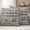 Gray, variant on Green Outdoor Waterproof Pillow Covers, Modern Geometric Fish Scale Abstract Moroccan Decorative Square Throw Pillowcase Sofa Cushion Sham for Patio/Couch/Chair, 26"x26" 2 Pack