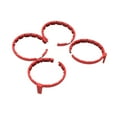 thumbnail image 4 of 4 piezas Guardia de hélice de drones Release rápido Renchipequeo de choque de choque Anillos de cubierta de protección para reemplazo de piezas de Rojo, 4 of 9