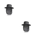thumbnail image 4 of Sombrero de pescador Eigraketly poliéster ajustable plegable a prueba de viento Gris oscuro 2Conjunto, 4 of 6