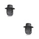 thumbnail image 3 of Greeniant Sombrero de pescador para hombre, portátil, plegable, colorido, ajustable, a prueba de viento, a prueba de sol, para acampar al aire Gris oscuro 2Conjunto, 3 of 6