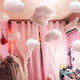 thumbnail image 4 of Nube artificial de algodón blanco, decoración de nubes, accesorios para bodas, tiendas, fiestas de cumpleaños, fotografía, sala de estar, decoración colgante de bricolaje, 4 of 5