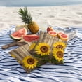 thumbnail image 4 of 2 Pack Outdoor Waterproof Throw Pillow Covers,Summer Farm Sunflower Decorative Square Pillow Case Patio Pillowcases for Chair Couch Sofa 16x16in, 4 of 9