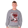 thumbnail image 3 of Kanji Street Fighter No Mercy Ryu Men's Crewneck Sweatshirt Brisco Brands L, 3 of 6