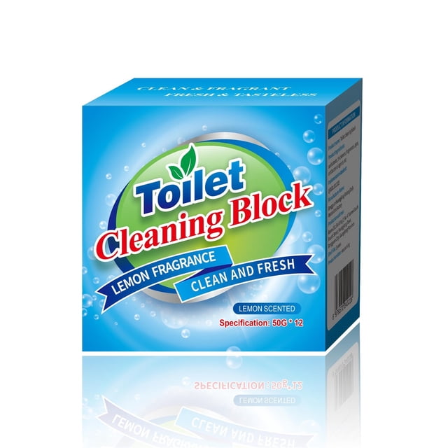 EGNMCR Household Cleaners Blue Toilet Cleaner Deodorizing Color Deodorizing Concentrated Edition 12 Capsules A chopper