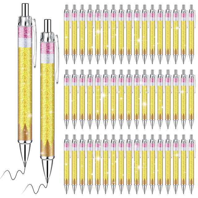 Bolígrafo Pen Motipuns Teachers con purpurina, 100 unidades, para el regreso a clases