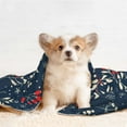 thumbnail image 4 of Junzan Waterproof Pet Blanket Dog Blankets,Leaves Snowflakes Pattern Printing Super Soft Warm,Urine Proof Washable Outdoor Pet Blanket For Puppy Large Dogs & Cats, 4 of 8