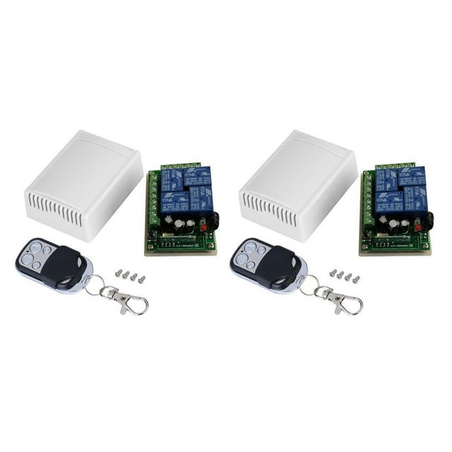 ZLight RF Switch Ancillary Remote Control Switches Remoting Controllers TV Electric for Windows 4 Way Control Module Blue relay as pictures shown 2Set