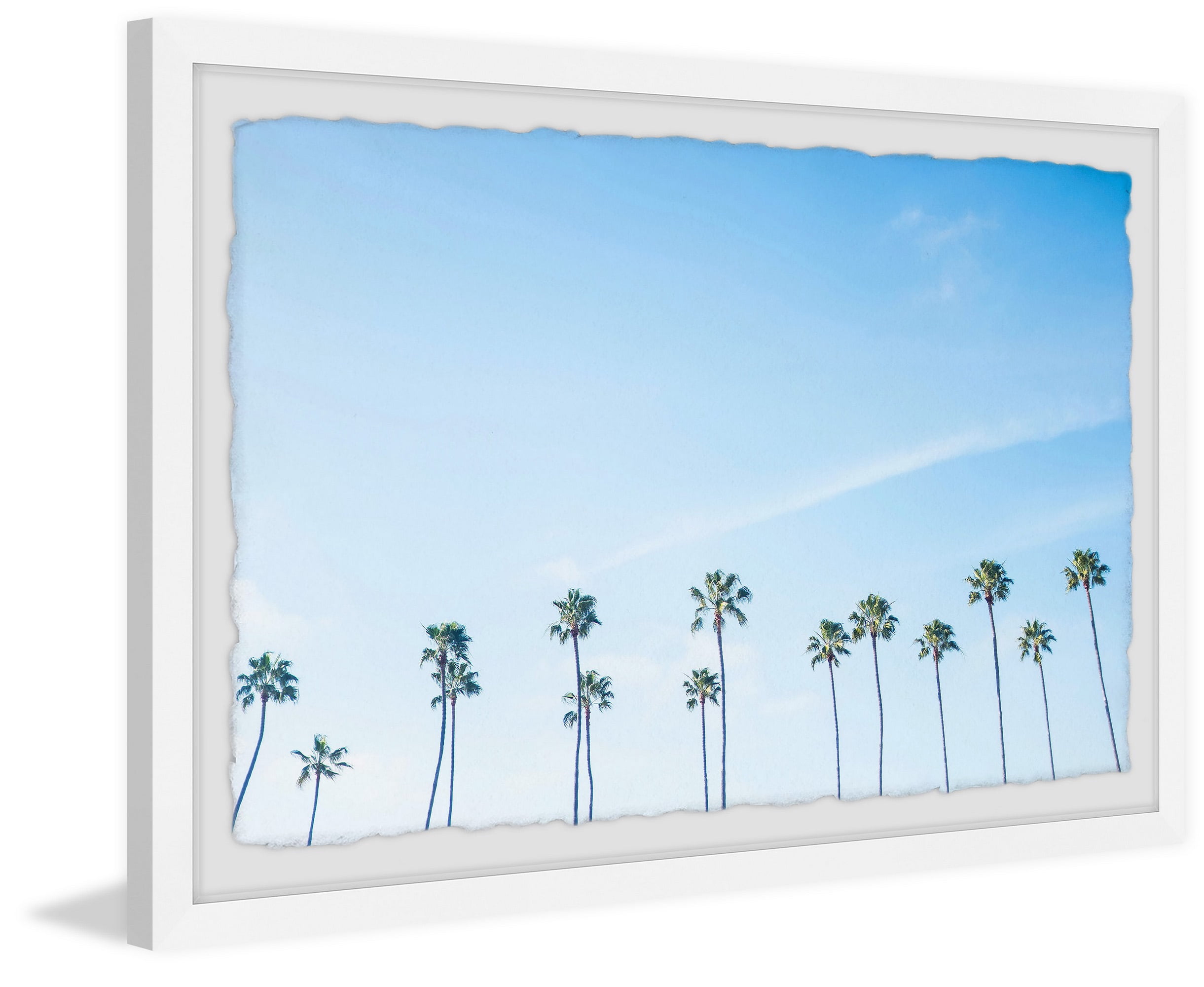 Marmont Hill Reaching for the Sky Framed Wall Art, 1.50" x 12.00"