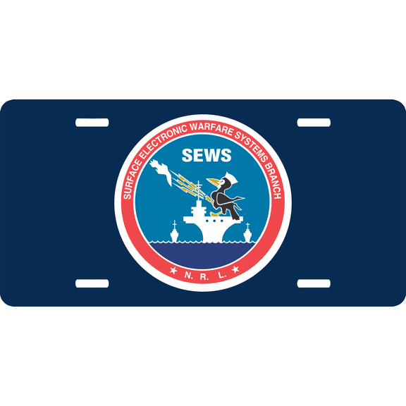 Navy Surface Electronic Warfare Systems License Plate