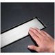 thumbnail image 5 of Desagüe de suelo invisible engrosado, desagüe de suelo de ducha de superficie cepillada rectangular de acero inoxidable 304, 10x20cm, 5 of 5