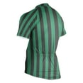 thumbnail image 3 of joogoo Green and Black Stripes Pattern Men's Cycling Jerseys Mountain Bike Short Sleeve Tops S, 3 of 7