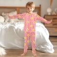 thumbnail image 6 of Cute Stripe Stars Pattern Cotton Pajamas 2 Piece Set Sleepwear Soft and Comfortable Homewear Nightwear, 6 of 7