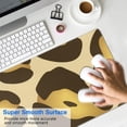 thumbnail image 4 of Long Mouse Pads for Desk,Gold and Brown Of Leopard Print Desk Mats on Top Of Desks, Desk Mouse Pad Extra Large with 3mm Non-Slip Base and Stitched Edge for Gaming,Office,Work,Home 31.5"x11.8", 4 of 6
