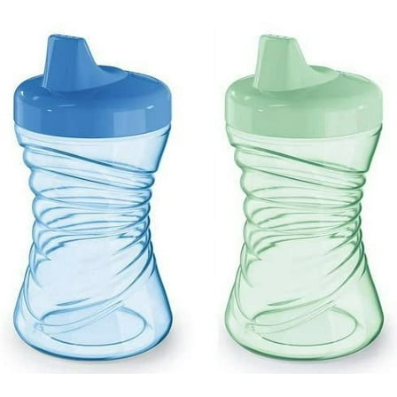 NUK Fun Grips Hard Spout Sippy Cup, 10 oz., 2pk, Boy