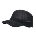 thumbnail image 3 of MKKAS Women's Straw Baseball Cap Hat Natural Beachy Bohemian Woven Paper Straw Breathable Adjustable Hat for Summer Sun Protection, Black, Baseball Cap Hat, Women's, Straw, 3 of 7