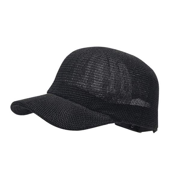 Women's Straw Baseball Sun Hat Breathable Paper Straw Cap with Adjustable Strap Packable Decorative Artisan Beach Headwear for Summer Outings