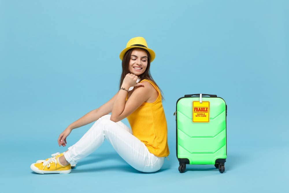 5 Pack Luggage Tags，PU Leather Luggage Bag Tags，Leather Luggage Bag Case  Tags for Women Men Travel，P…See more 5 Pack Luggage Tags，PU Leather Luggage