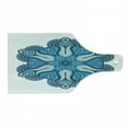 thumbnail image 1 of Mandala Cutting Board, Old Aged Artisan Occult Power with Tulip Petal and Crescent Moons Design, Decorative Tempered Glass Cutting and Serving Board, Wine Bottle Shape, Blue, by Ambesonne, 1 of 1