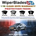 thumbnail image 2 of 2024 Audi Q4 e-tron Beam Wiper Blades Wipers w/1yr Warranty (Set of 2) (WiperBladesUSA), 2 of 5