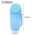 thumbnail image 2 of Botella de agua para perros, dispensador de agua portátil para perros con tazón plegable para beber para caminar MFZFUKR CPB-YL250-2, 2 of 6