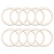 thumbnail image 1 of Anillos de Madera Sin Terminar de 3 Pulgadas Uxcell, 30Pcs, 1 of 6