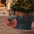 thumbnail image 5 of Rateoe Sunflower Black Dog Pattern Christmas Tree Skirt with Ties , Christmas Tree Decorations, Farmhouse Christmas Decor Xmas Holiday Decorations-48", 5 of 6