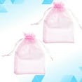 thumbnail image 1 of unbranded 100Ud Bolsas De Organza Rosa Para Guardar Joyas Dulces Y Detalles De Regalo, 1 of 8