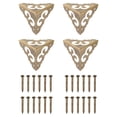 thumbnail image 1 of 4 Pcs 30mm Decorative Box Corner Cover, Corner Protector, Bronze, 1 of 6